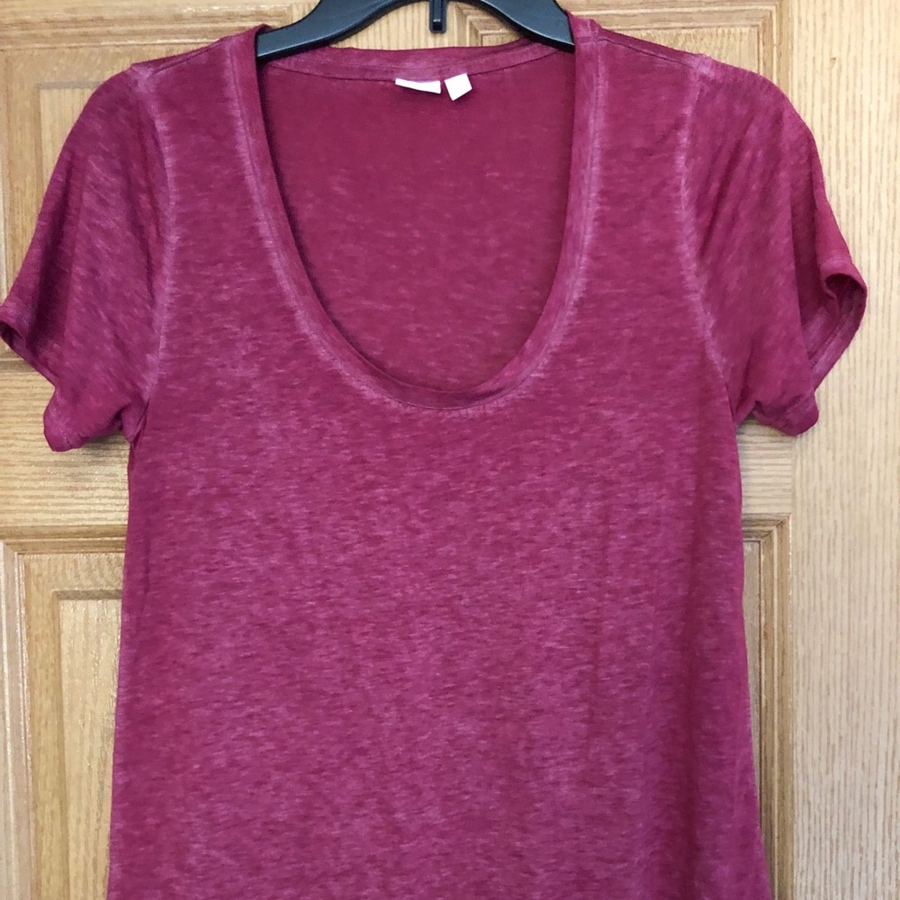 Make + Model Burgundy T-shirt